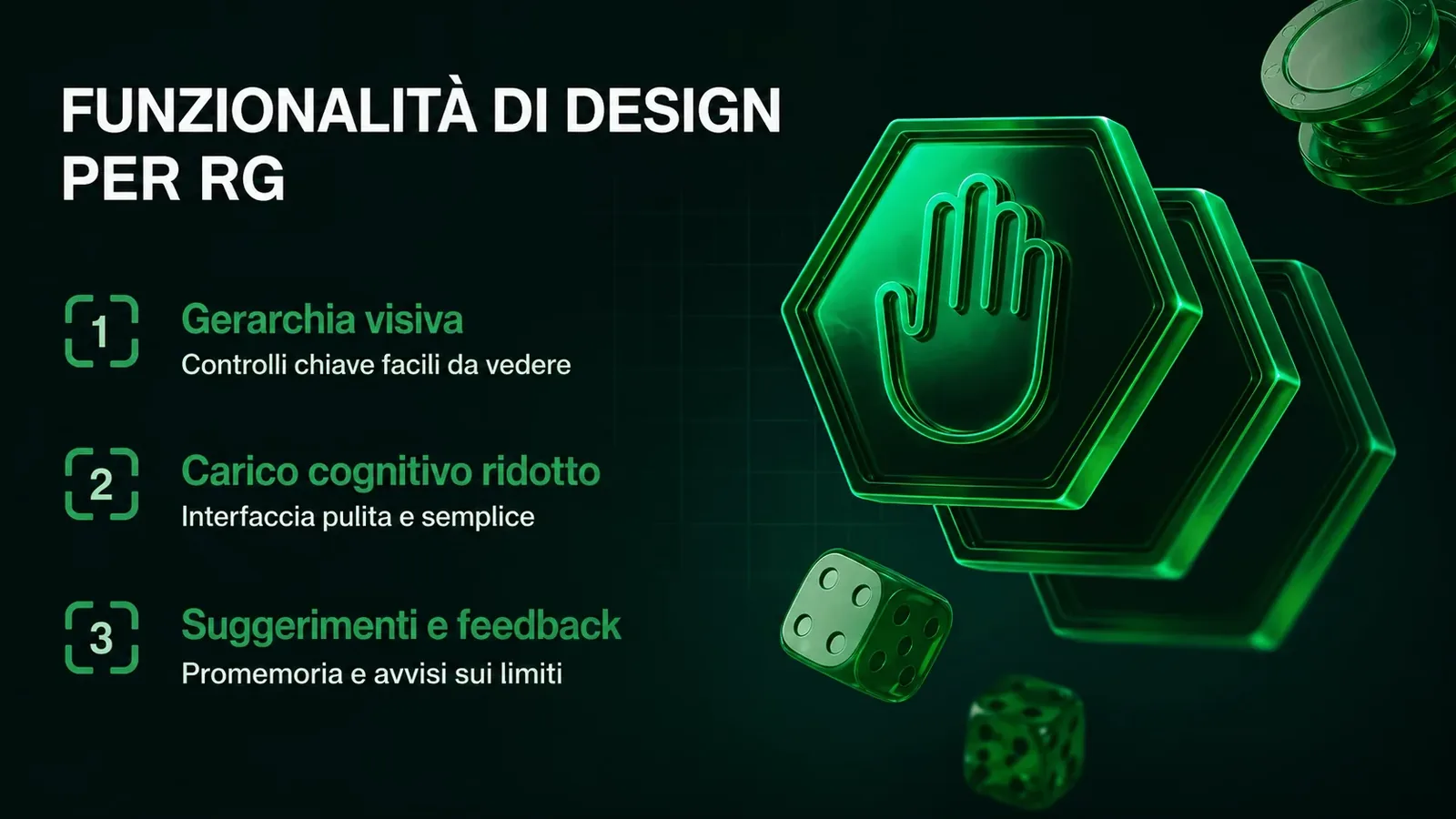 Infografica Soft2Bet: funzionalità di design per il gioco responsabile